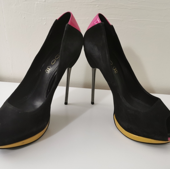 Aldo Open Toe Platform Heels Pink Womens Size 37 - Picture 2 of 9